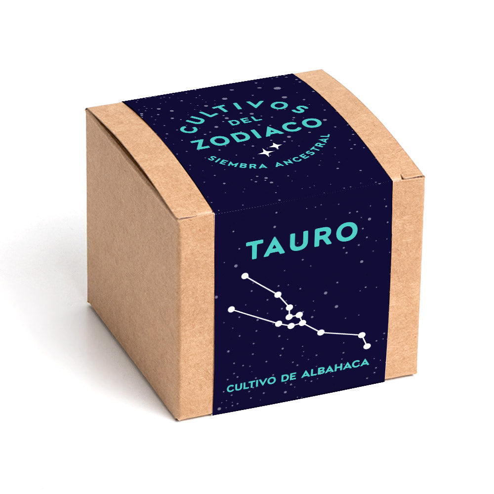 Cultivos del Zodiaco – Tauro, Kit de Cultivo con Semillas de Albahaca - Resetea_0