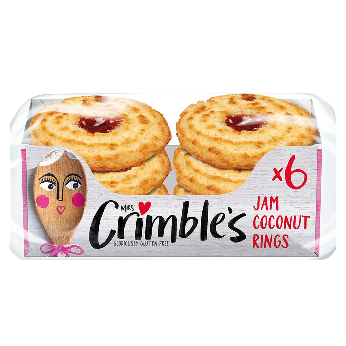 Galletas de coco y fresa Sin Gluten 240 g Mrs Crimbles