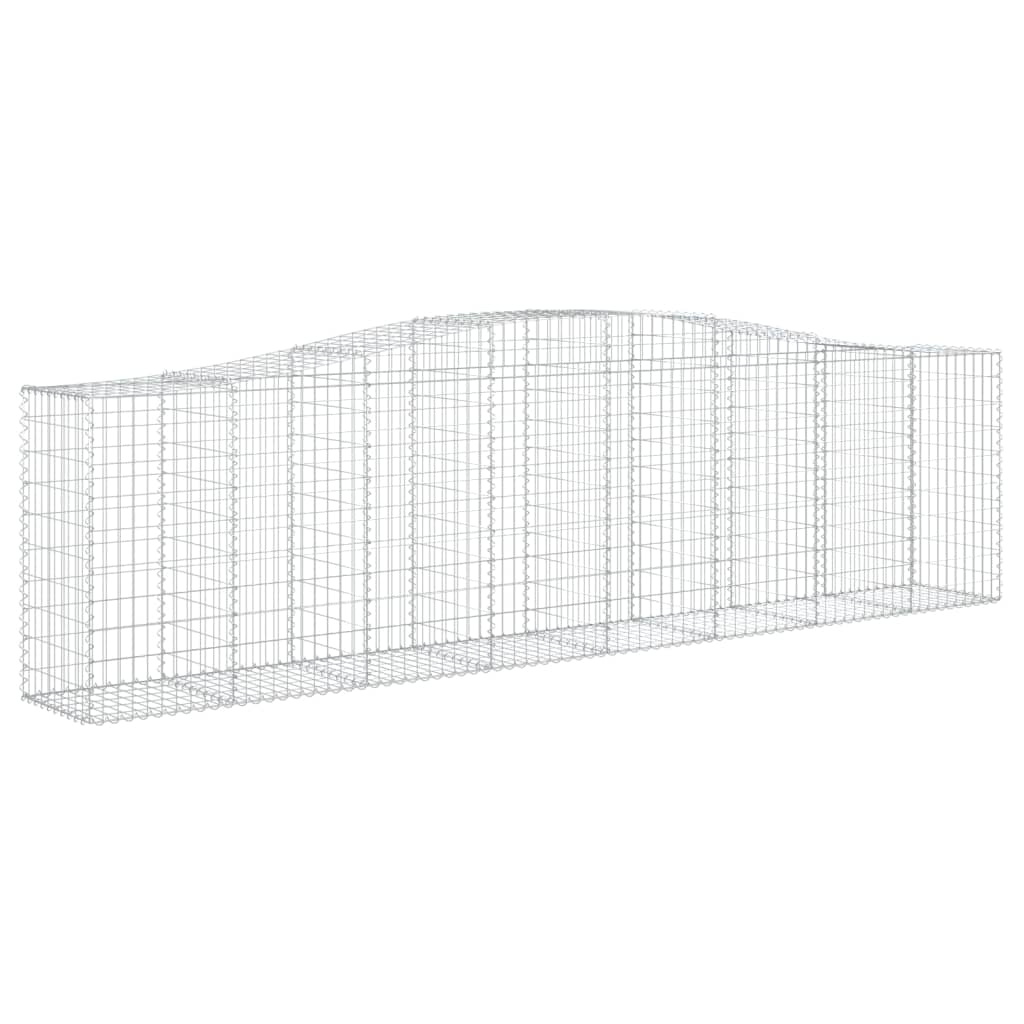 Cestas De Gaviones 20 Uds Forma De Arco Hierro 400x50x100/120cm_2