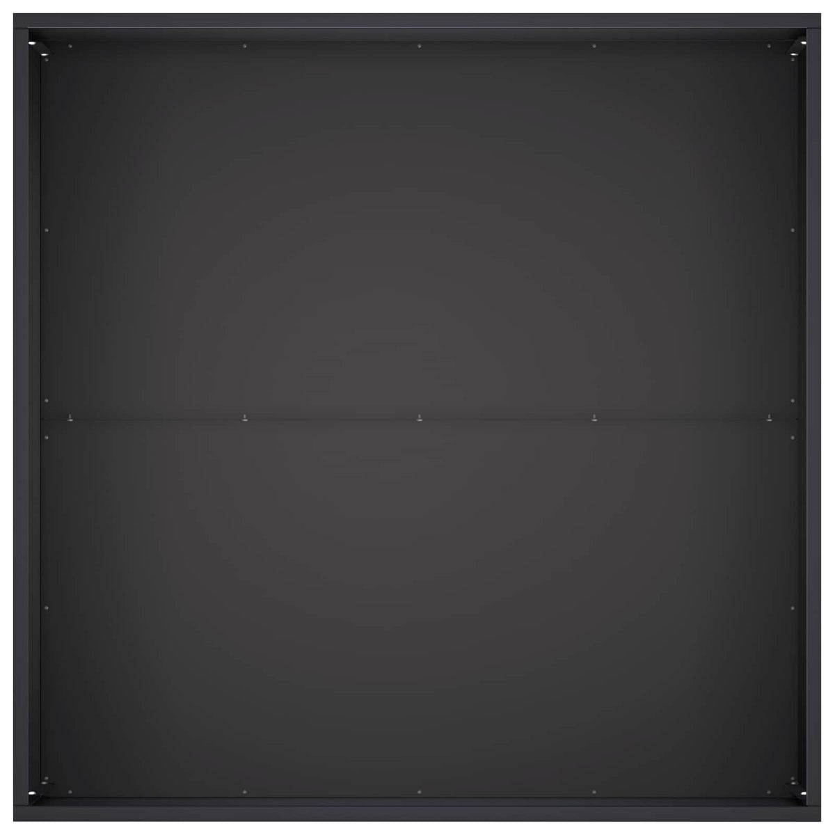 Macetero De Jardín Negro 60 X 60 X 40 Cm Acero Laminado En Frío_3