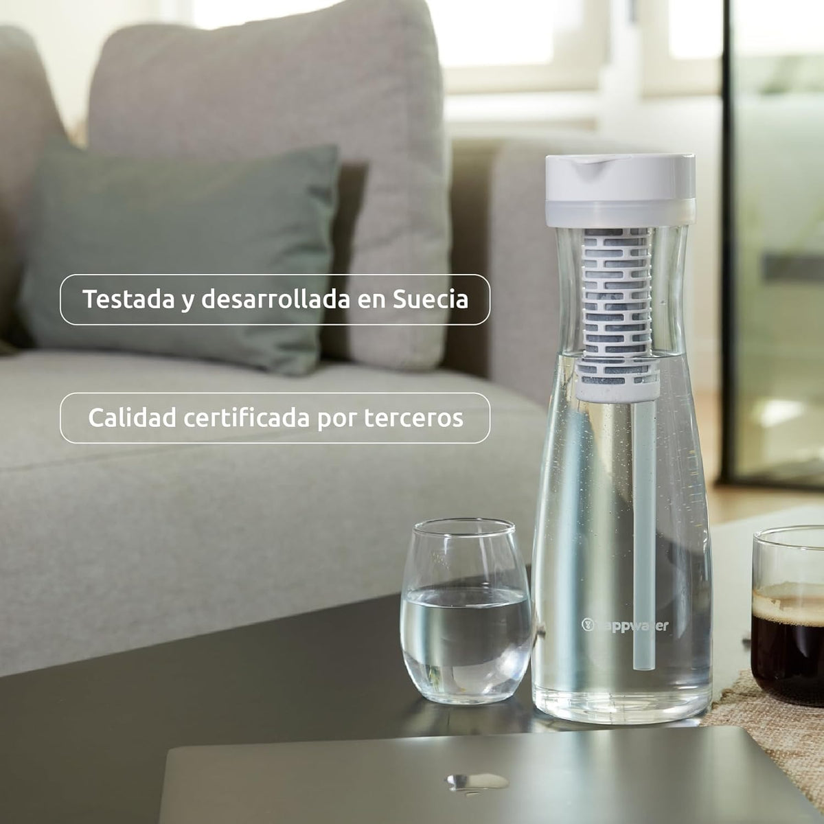 Jarra filtradora de cristal PitcherPro SMR Tappwater 1,45 l