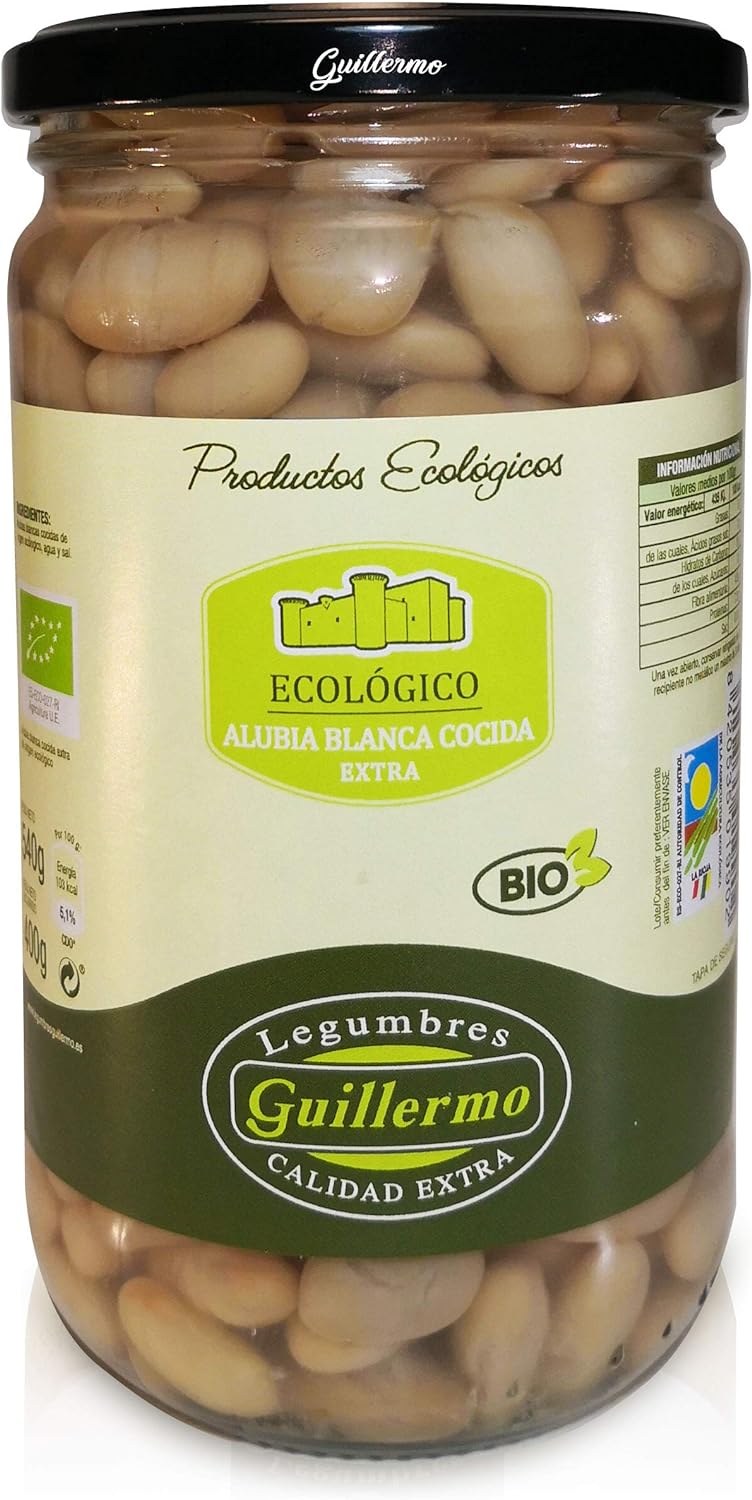 Alubia Blanca Cocida Bio - 540 G_0