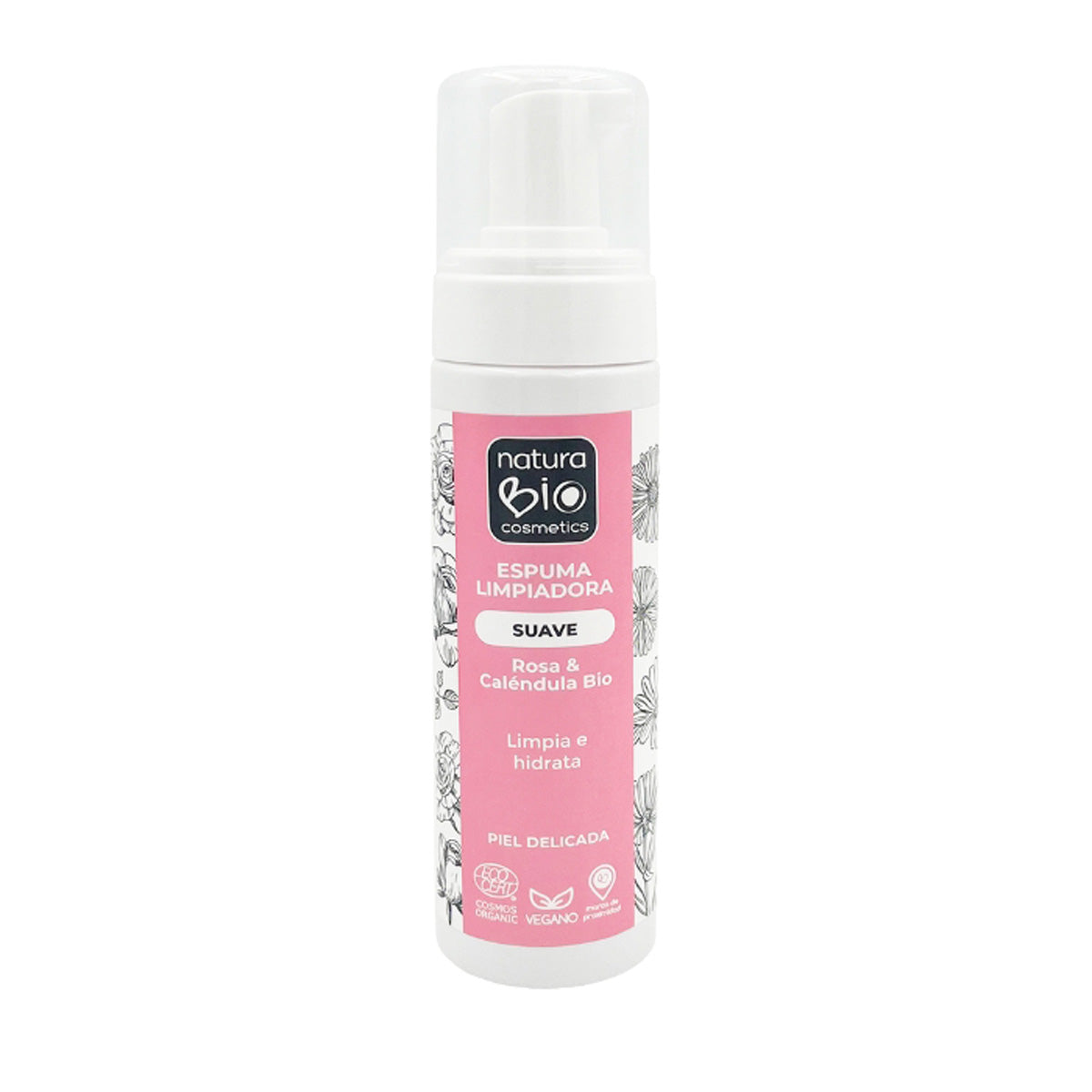 Espuma Limpiadora Suave Naturabio, NATURABIO, 200 ml