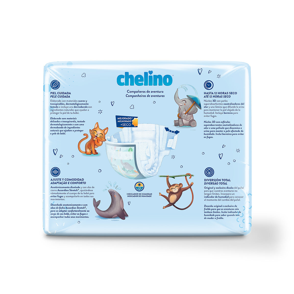 CHELINO PAÑAL T6 Junior (17-28Kg) 27 uds