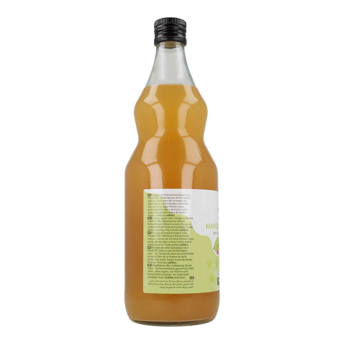 Vinagre de manzana ECO crudo sin filtrar con la madre Planeta Huerto 1L