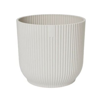 Macetero vibes fold round silky white Elho 30 cm