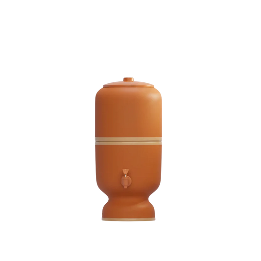Filtro De Agua 4l. Arcilla Natural – 8l. Total (4l. Filtrados + 4l. Reserva) – 45 Cm Alto X 22 Cm Ø São João Stéfani_0