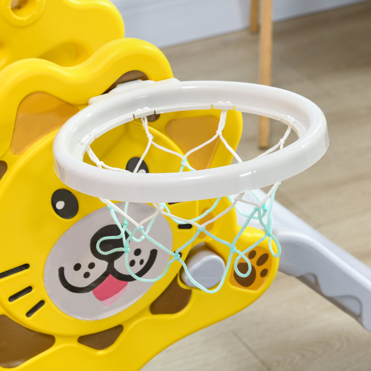 Tobogán Para Niños Aiyaplay Pe, Pp Amarillo 131x50x74 Cm_3