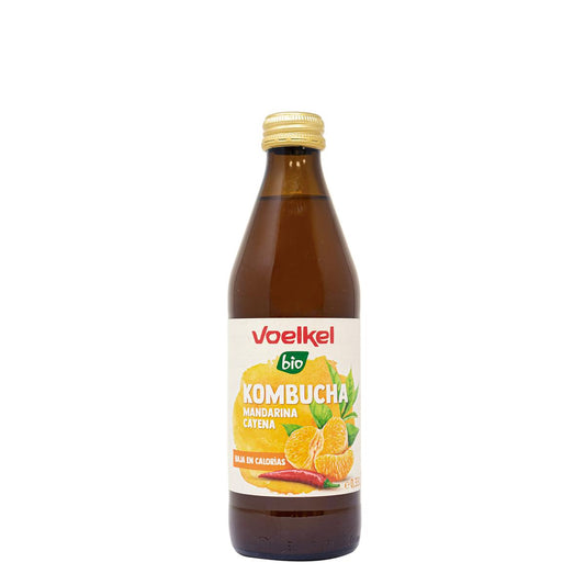 Kombucha Mandarina y Cayena Bio Voelkel 330 ml