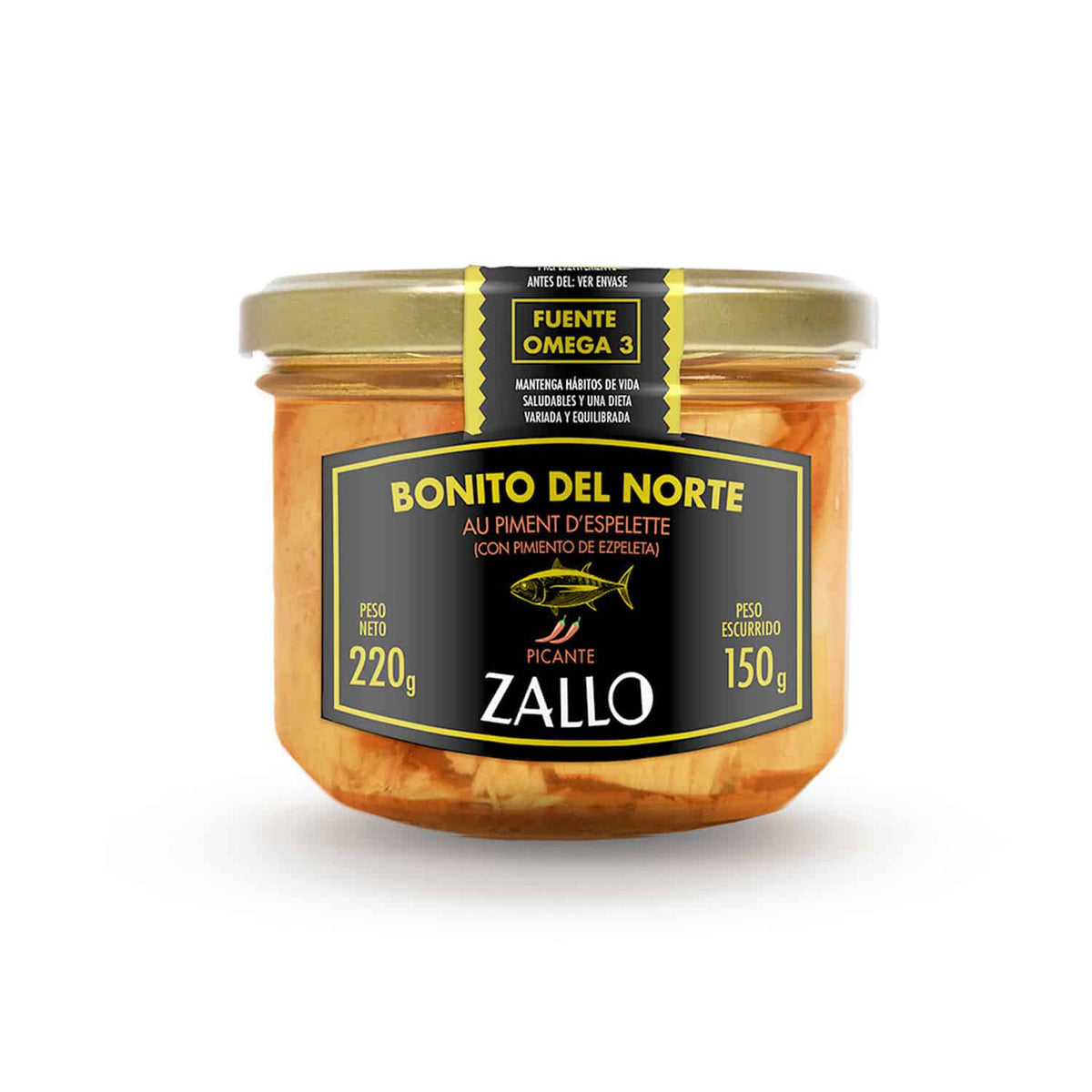 Bonito Costera Zallo Lomo Ezpeleta Tarro 220gr_0