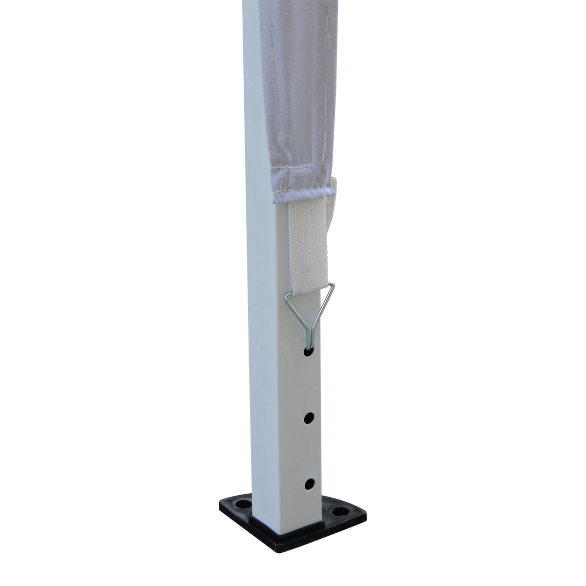 Carpa Plegable Outsunny Acero, Tela Oxford Blanco 295x295x255 Cm_3