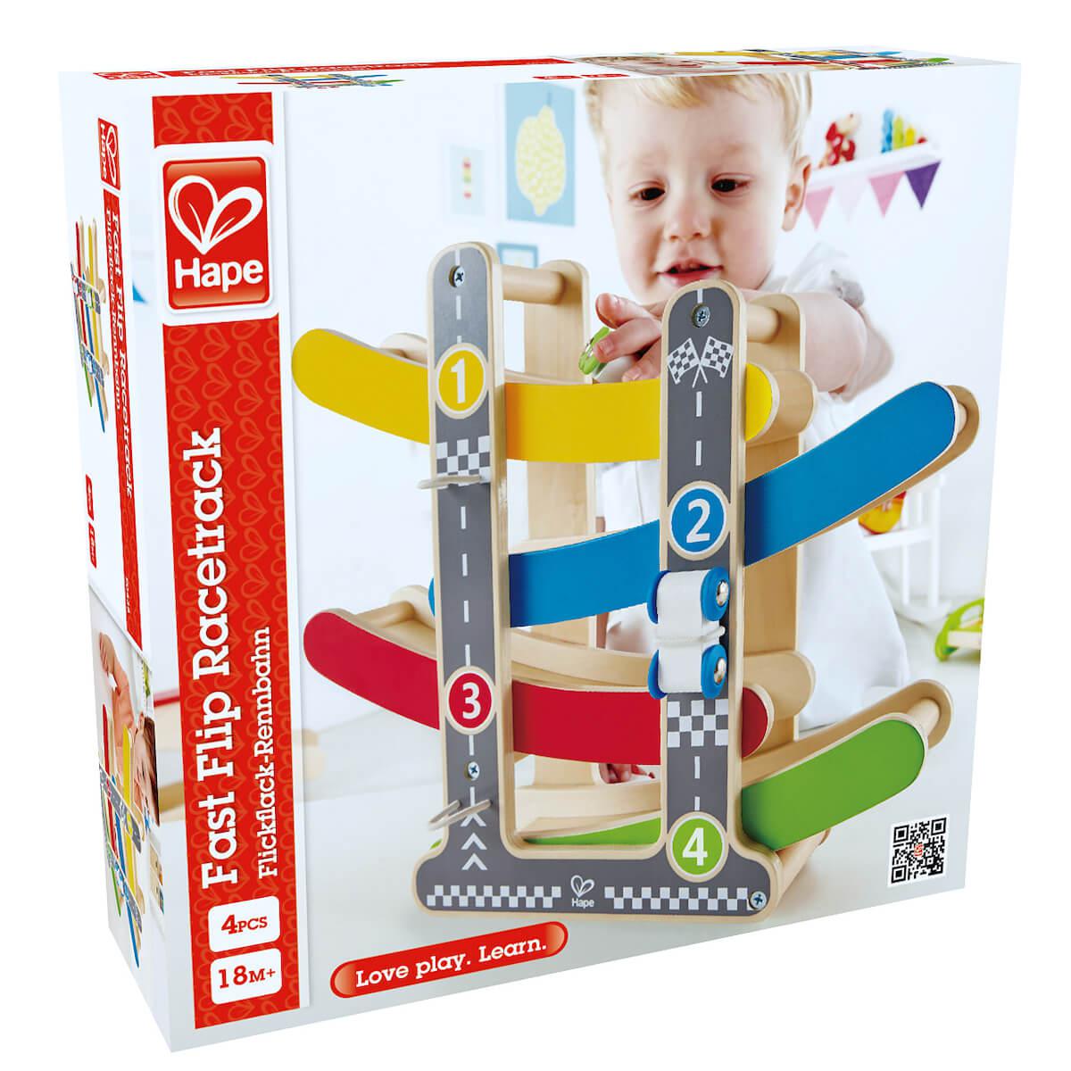 Juego Educativo Fast Flip Racetrack Hape_1
