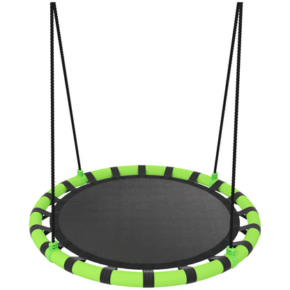 Columpio Infantil Aiyaplay Textilene, Metal Negro 100x100x180 Cm_0