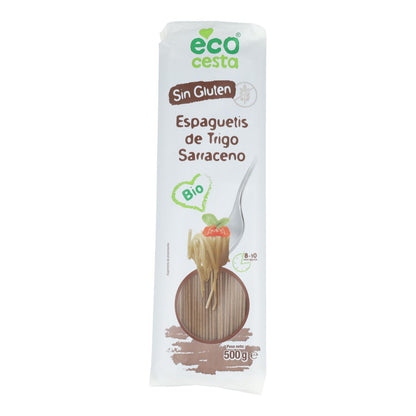 Espaguetis de Trigo Sarraceno sin gluten BIO 500 gr