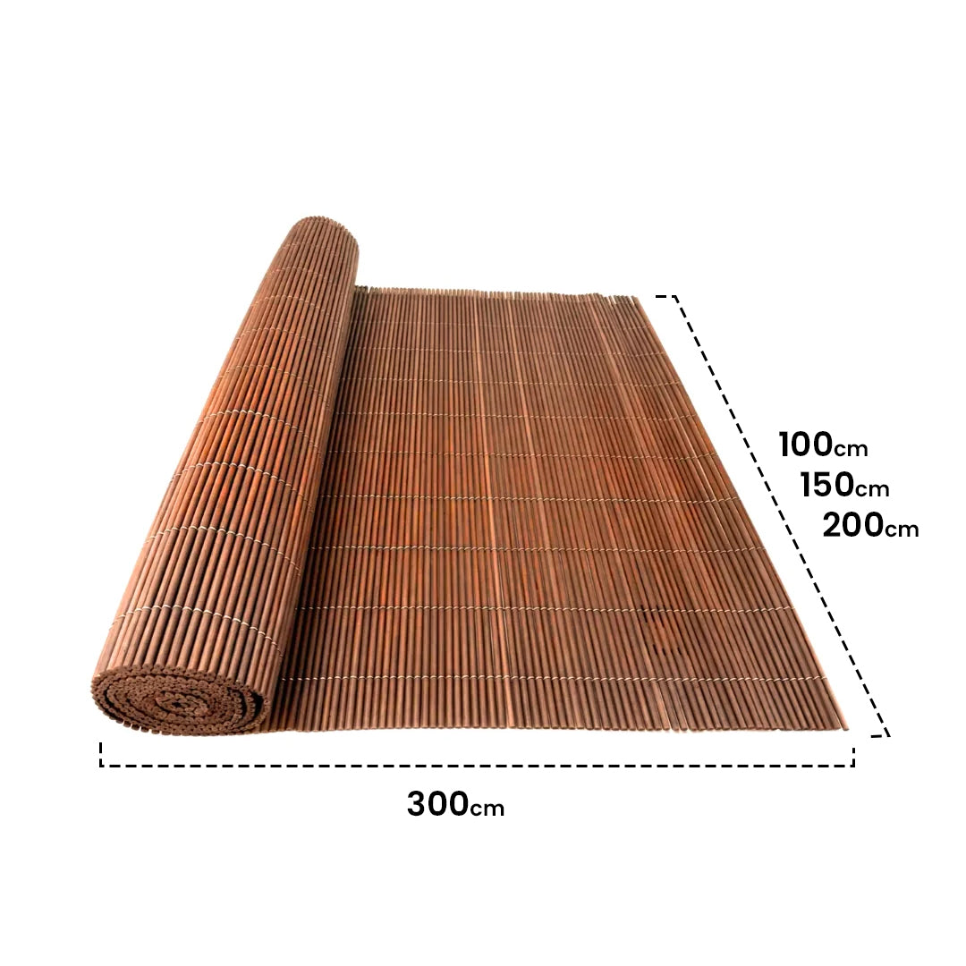 Cerramiento De Mimbre Ecológico Lop - Naturaleza Y Estilo 0,9x3 M / Multicolor_2