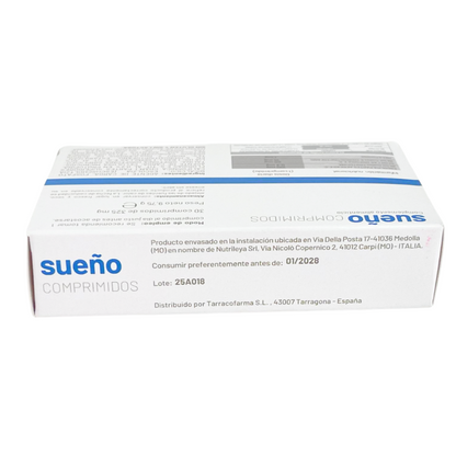 Sueño – Complemento Natural Con Melatonina, Triptófano Y Plantas Medicinales Para Dormir Mejor – 30 Comprimidos_2