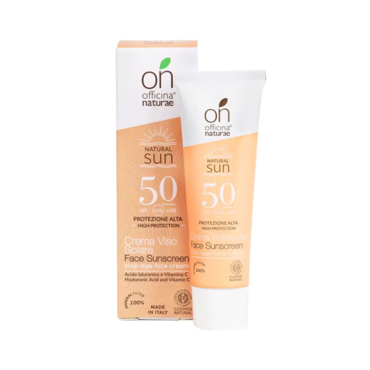 Crema Solar Facial SPF 50 30 ml Certificado Ecologico Officina Naturae