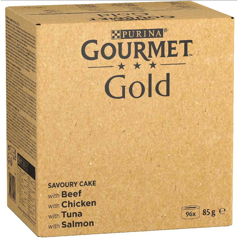 PURINA GOURMET Gold Tartelette Pack Surtido 96 x 85 g Comida húmeda gato