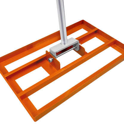 T-mech Rastrillo De Nivelación De Césped De Jardín De 50cm - Naranja_3