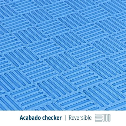 Artatami® Tatami Puzzle 1x1x20 mm Negro - Azul【1 Unidad】Gimnasios - Fitness - Pilates - Yoga_3