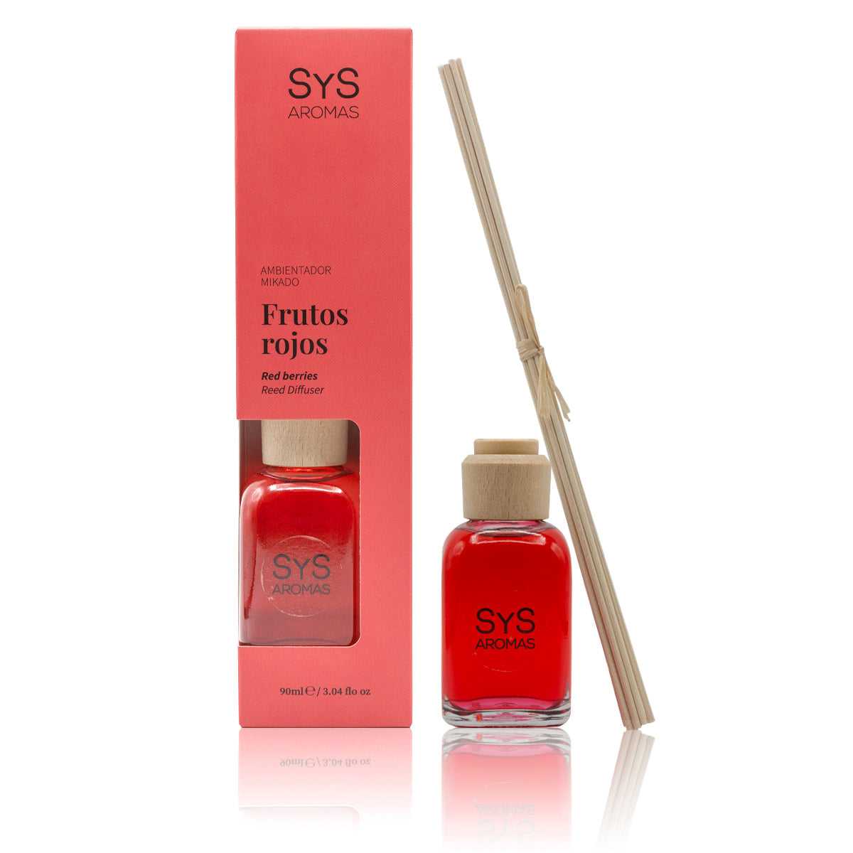 Ambientador Mikado de Frutos Rojos Origins SYS Aromas 90 ml | Aroma Dulce y Afrutado | Energizante_0