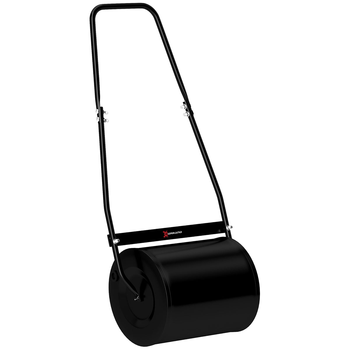 Rodillo De Césped Durhand Negro 30l Llena De Agua 50x32x108cm Acero_0