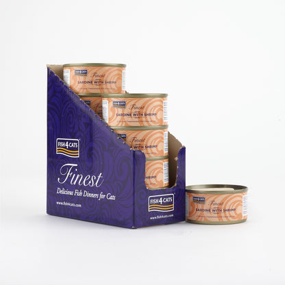 Fish4cats Filete Para Gato – Sardina Con Camarón 70 G (pack De 10)_0
