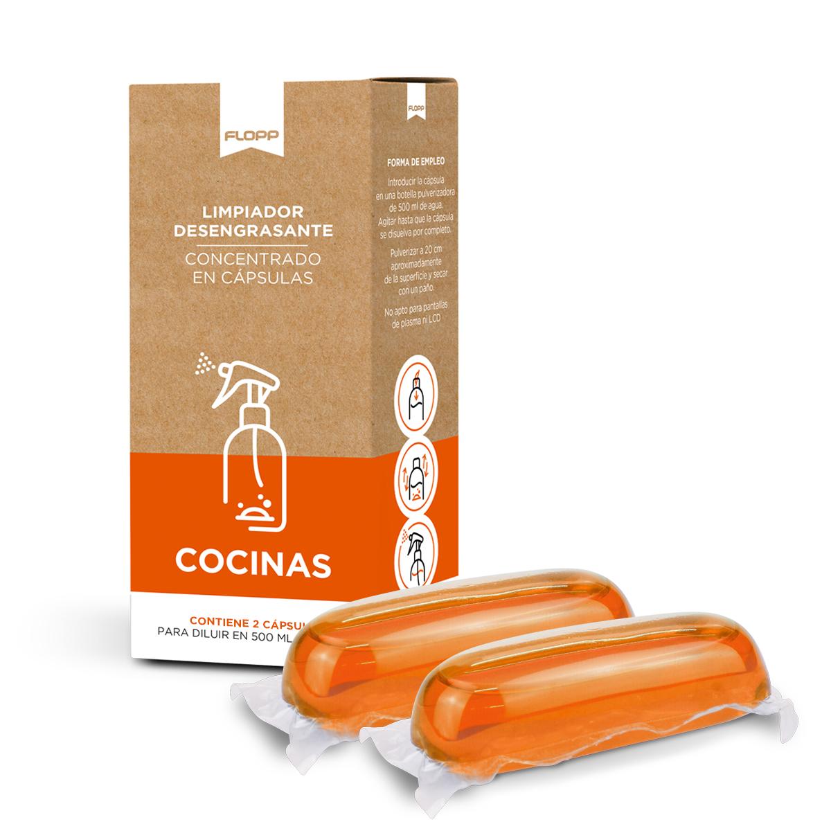 Pack 2 x Desengrasante ECO Refill Flopp 2caps