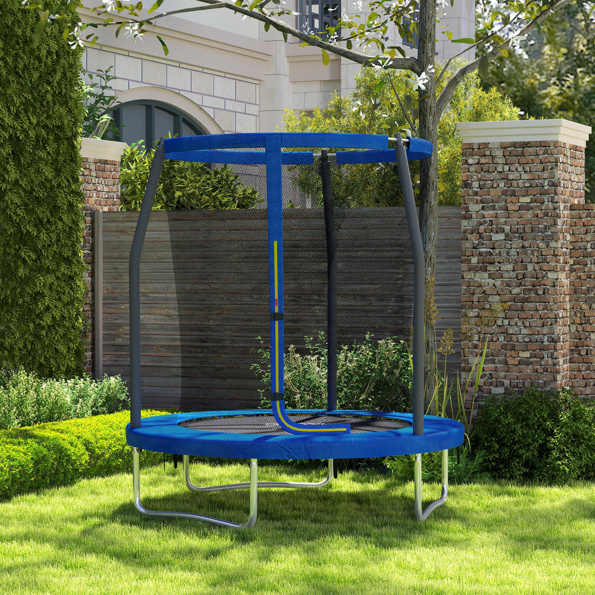 Cama Elástica Sportnow Acero, Pp Azul 183x183x200 Cm A71-044v00bu_1