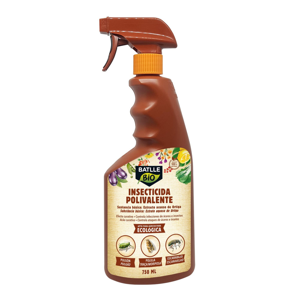 Insecticida polivalente ECO listo uso 750 ml Batlle Bio