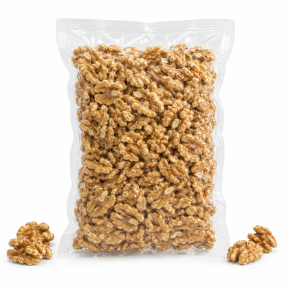 Mitades De Nuez Doradas Premium - Envasadas Al Vacío - Pack 2 X 600g (2 Envases Retail) | Fruto Seco Premium, Snack_0