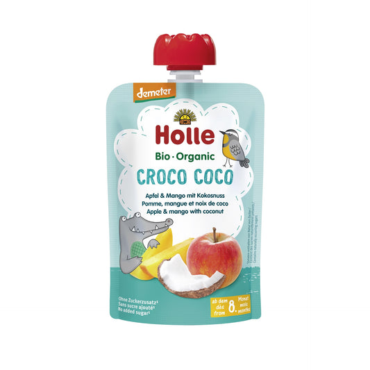 CROCO COCO - Manzana, Mango, Coco (desde el 8º mes) Eco/Dem Holle 100g