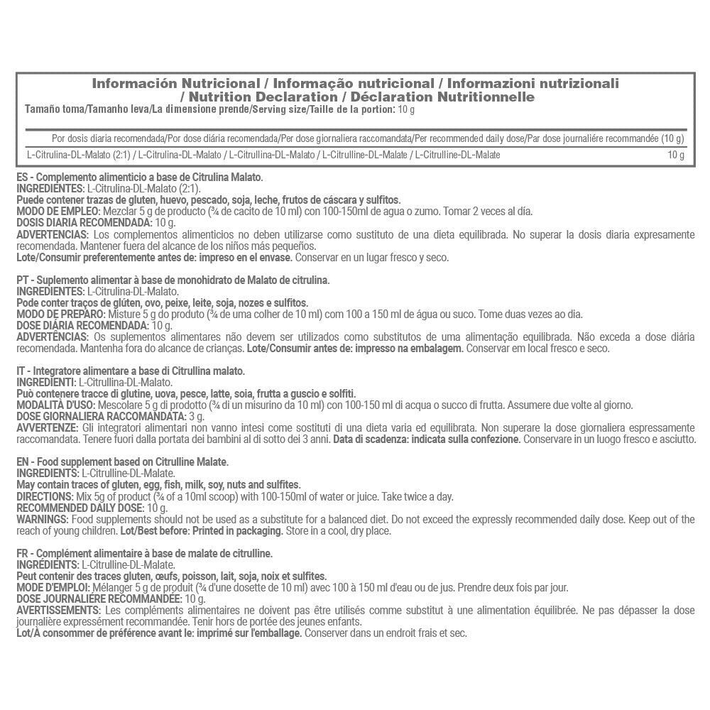 Citrulina Malato - 500g - Mejora La Resistencia - Masmusculo_5