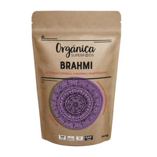 Brahmi Bio En Polvo 100g - Orgánica Superfoods_0