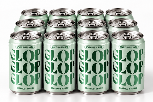 Pack 12 Latas Vino Espumoso Blanco Eco Vegano Lata 200ml_0