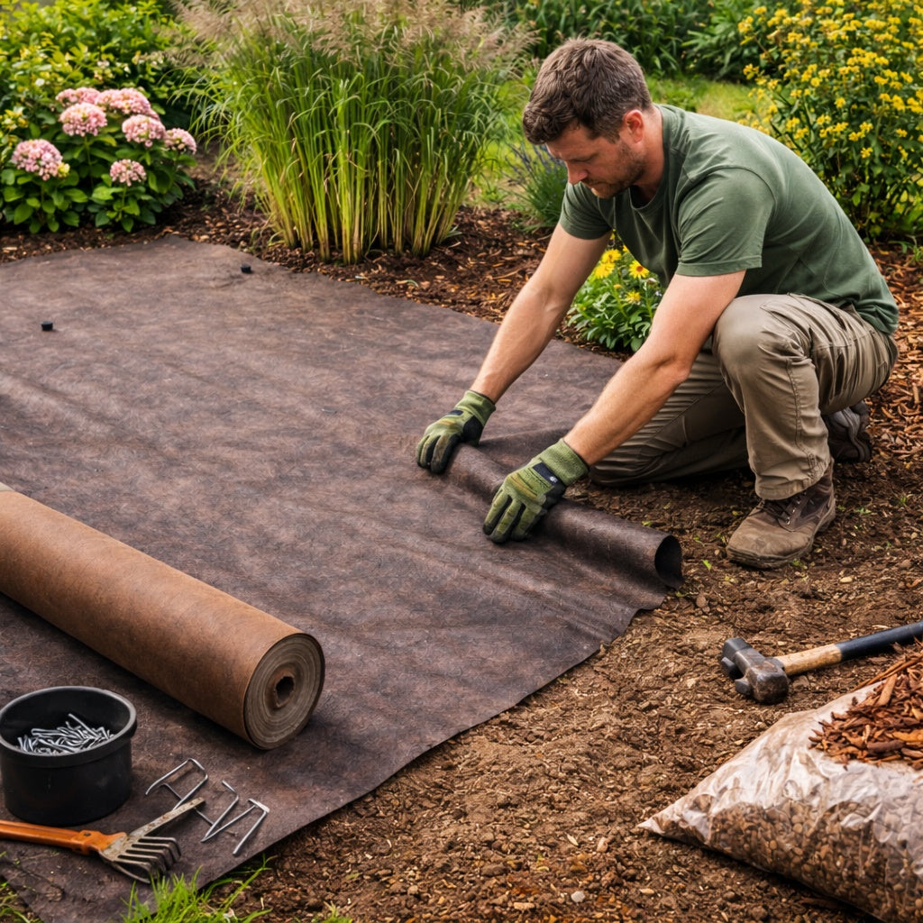 225m X 1m Malla Antihierbas Marrón 125 G/m² – Garantía De 25 Años, Permeable Y Resistente_4