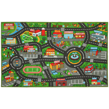 Alfombra Infantil Aiyaplay Poliéster Multicolor 160x100x0.5 Cm_0