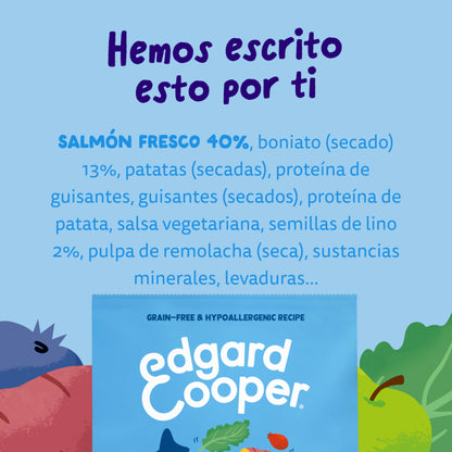 Pienso para perros Salmón Noruego Edgard &amp; Cooper 1 Kg