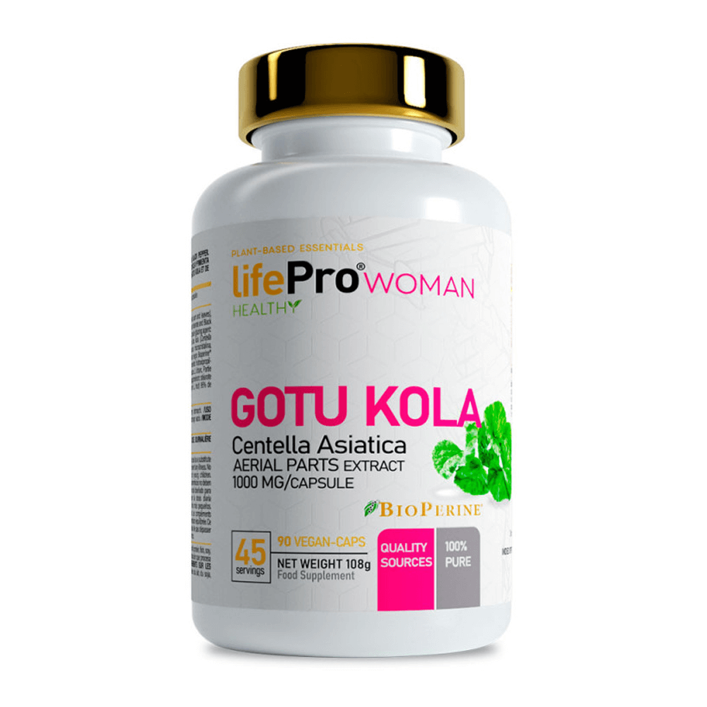 Gotu Kola - 90 Cápsulas Veganas - Diuréticos - Lifepro_0
