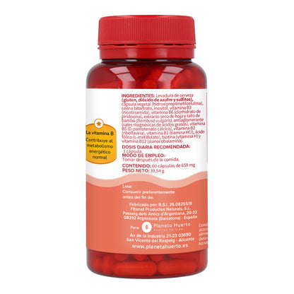 Vitamina B Complex Planeta Huerto 60 Caps