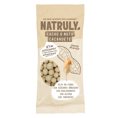 Cacao&amp;Nuts Chocolate blanco Natruly 50g
