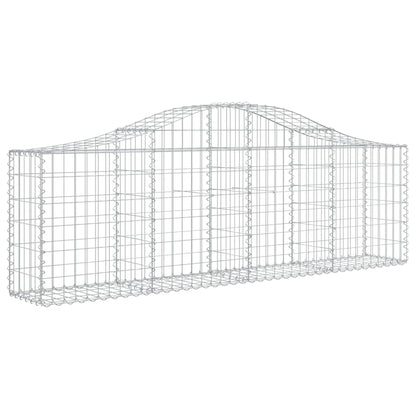 Cestas De Gaviones 15 Uds Forma De Arco Hierro 200x30x60/80 Cm_2