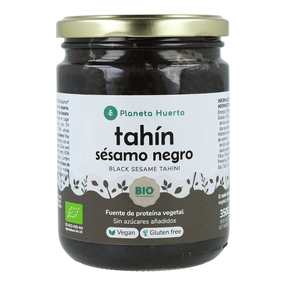 Tahín Sésamo Negro ECO Planeta Huerto 350 g