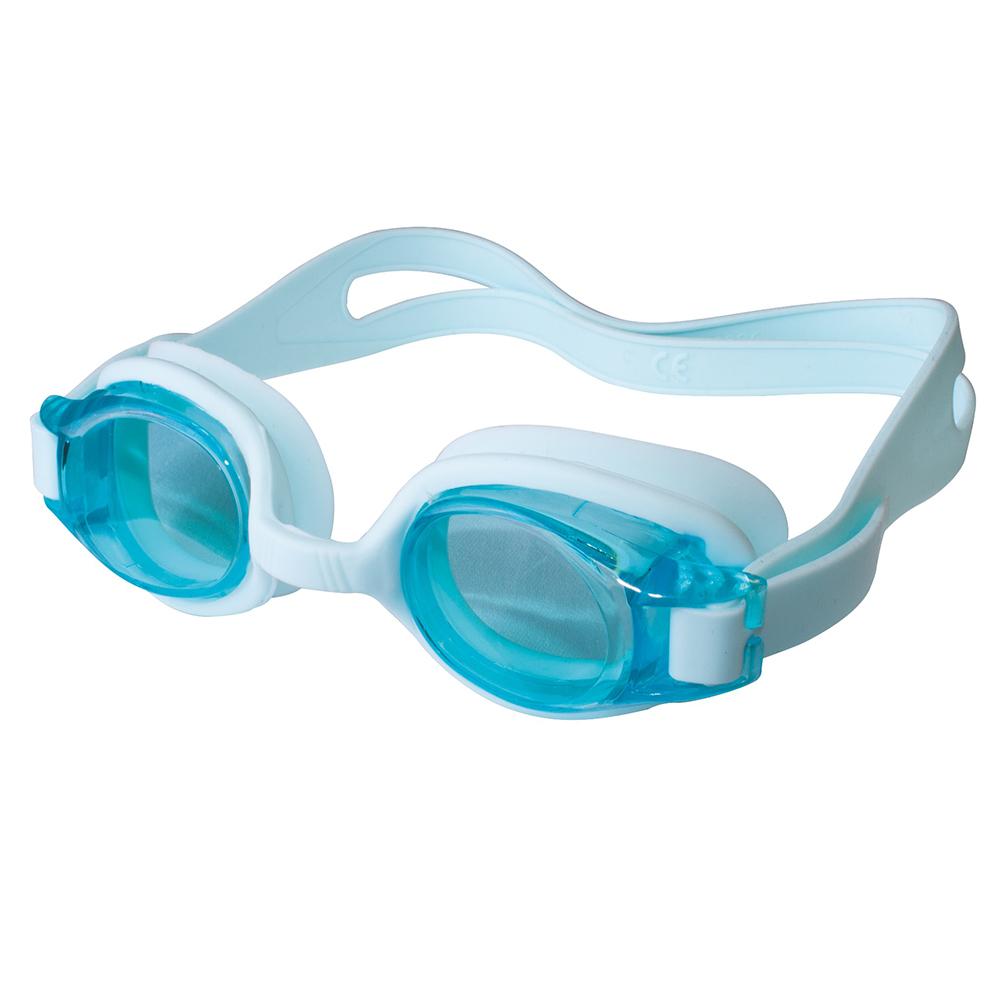 Gafas natación junior FUNNY, doble banda silicona, monobloc