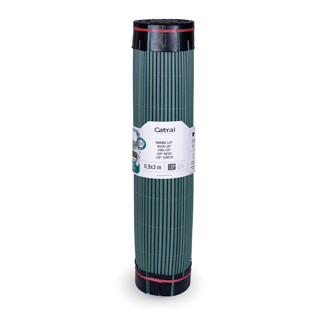 Cerramiento Ecológico De Mimbre Lop Verde 0,9x3 M / Multicolor_0