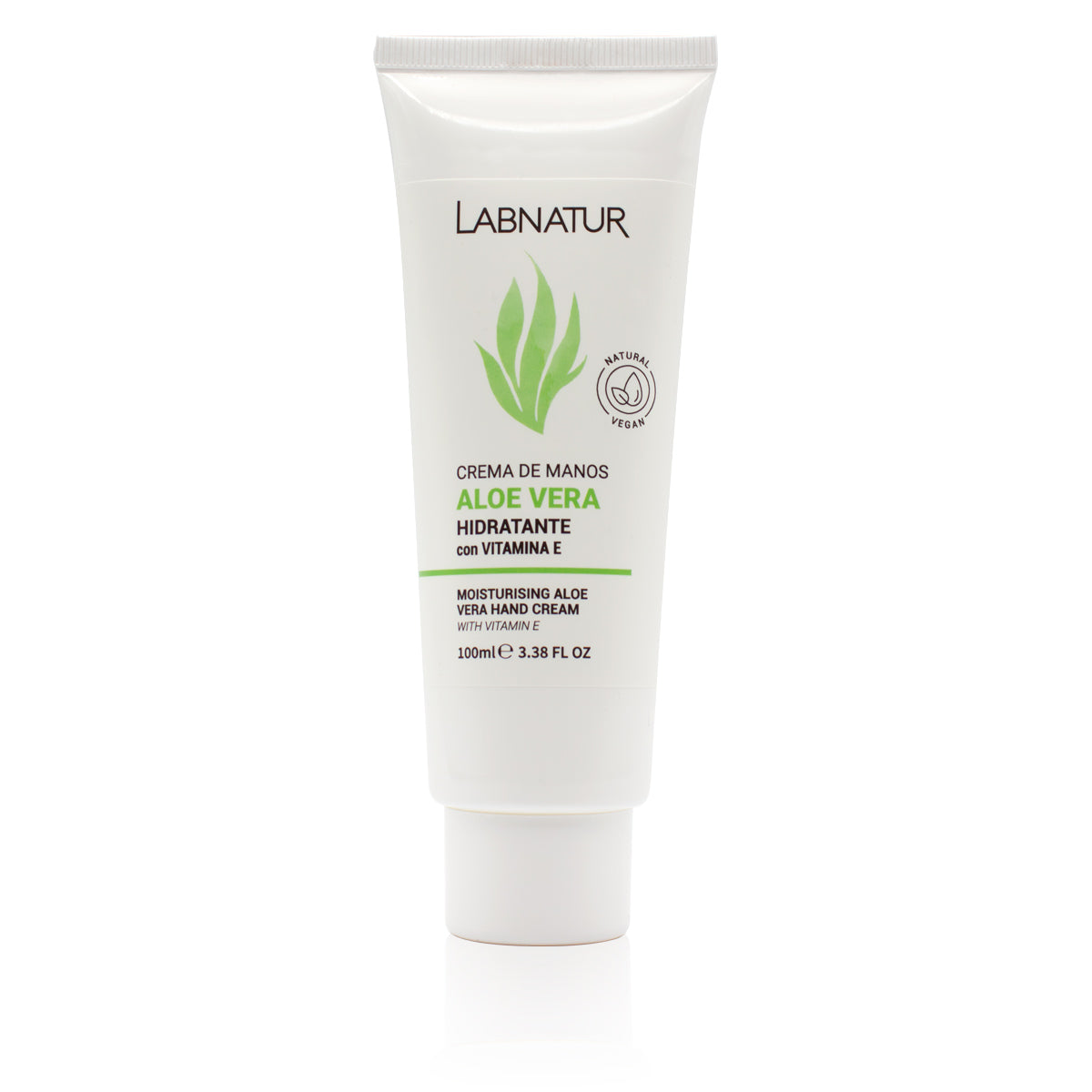 Crema de Manos de Aloe Vera Labnatur 100 ml | Hidratación y Reparación | Argán, Karité y Urea | Vegano_0