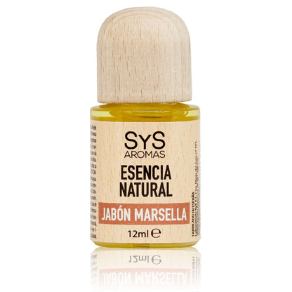 Esencia Natural Jabón de Marsella SYS Aromas 12 ml | Aroma Fresco y Limpio | Para Quemadores y Humidificadores_0