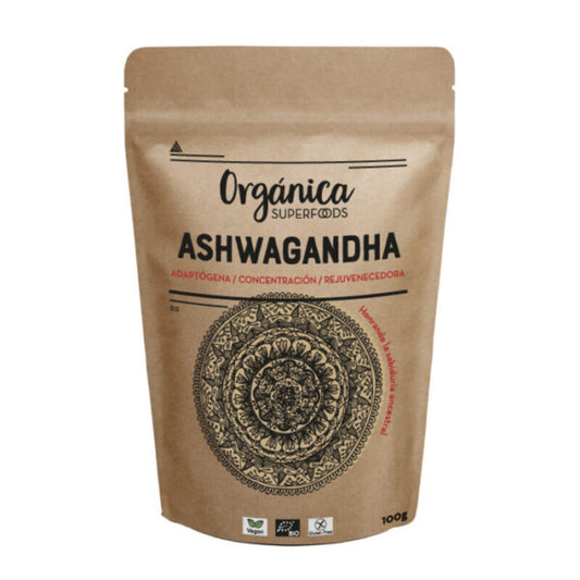 Ashwagandha Bio En Polvo 1kg - Orgánica Superfoods_0