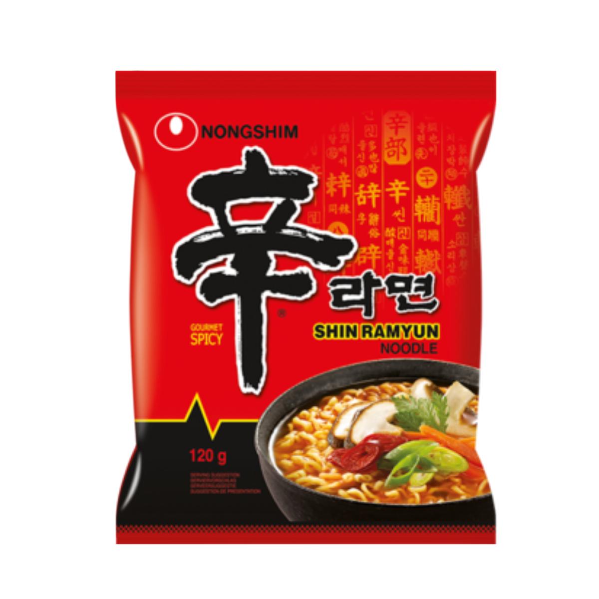 Fideos Instantáneos, Shin Ramyun muy picantes Nong Shim 120 g