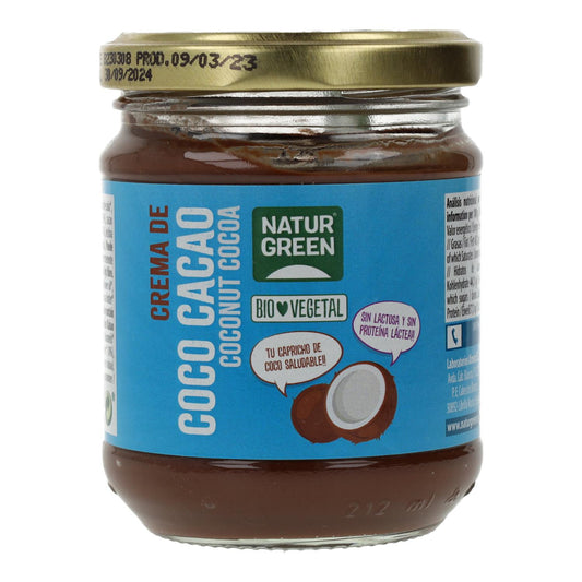 Crema Untable de Coco y Cacao Naturgreen 200 gr